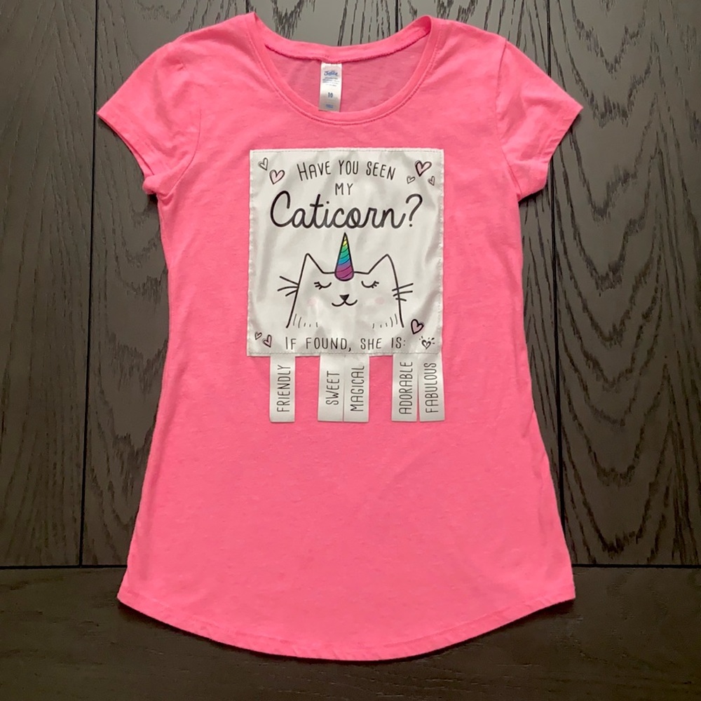 Girls Justice Short Sleeved T-Shirt Size 10